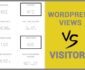 WordPress Views Vs. Visitors